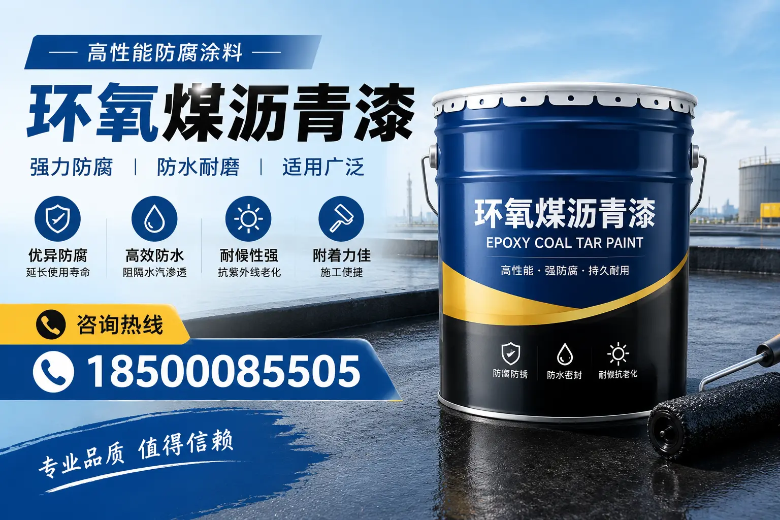 环氧煤沥青漆的主要成分与功能，临沧用户深度了解